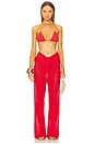 view 4 of 4 Page T Back Tri Top in Red