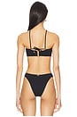 view 3 of 4 Cleo Bandeau Top in Firenze Black