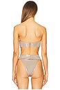 view 4 of 6 Cassie Bandeau Top in Champagne