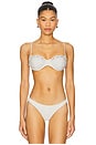 view 1 of 4 TOP BIKINI NAYA NISSI in Firenze White & Eyelet