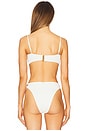 view 4 of 5 Jolie Bandeau Bikini Top in Firenze White