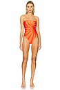 view 1 of 5 Farah One Piece Brazilian Swimsuit in Cherie