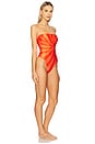 view 3 of 5 Farah One Piece Brazilian Swimsuit in Cherie