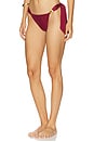 view 2 of 5 Liza Cheeky Tanga Bikini Bottom in Sense Matte Ponche