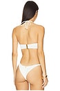 view 3 of 5 Liza Bandeau Bikini Top in Firenze White