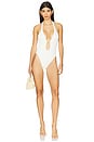 view 1 of 4 Liza Brazilian One Piece Swimsuit in Firenze White