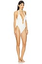 view 2 of 4 Liza Brazilian One Piece Swimsuit in Firenze White