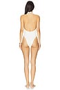 view 3 of 4 Liza Brazilian One Piece Swimsuit in Firenze White
