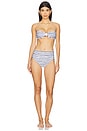 view 4 of 4 Bela Hot Pant Full Bikini Bottom in Symphonie