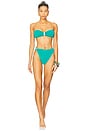 view 5 of 5 Sunny Bandeau Bikini Top in Firenze Yacht