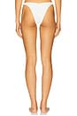 view 3 of 4 Leanne Brazilian Bikini Bottom in Savyon White