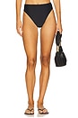 view 1 of 4 Gigi Hot Pant Brazilian Bikini Bottom in Sense Matte Black