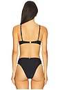 view 3 of 5 Stacy Lauren Bikini Top in Sense Matte Black