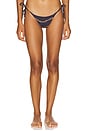 view 1 of 4 Tie Side Brazilian Bikini Bottom in Nautique