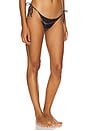 view 2 of 4 Tie Side Brazilian Bikini Bottom in Nautique