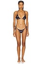 view 4 of 4 Tie Side Brazilian Bikini Bottom in Nautique