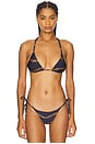 view 1 of 4 Leanne T Back Triangle Bikini Top in Nautique