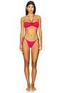view 4 of 4 Tie Side Full Bikini Bottom in Firenze Glam
