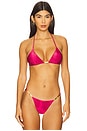 view 1 of 4 Candice Triangle Bikini Top in Roseate