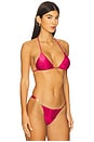 view 2 of 4 Candice Triangle Bikini Top in Roseate