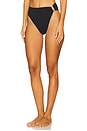 view 2 of 4 Basic Full Bikini Bottom in Firenze Black