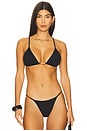 view 1 of 4 Blake T Back Triangle Bikini Top in Firenze Black