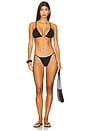 view 4 of 4 Blake T Back Triangle Bikini Top in Firenze Black