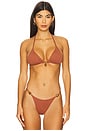 view 1 of 5 Olivia Triangle Bikini Top in Firenze Devotion