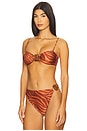 view 3 of 5 Misty Bandeau Bikini Top in Sundown