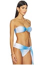 view 3 of 6 Elsie Bandeau Bikini Top in Blue Moon