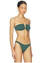 view 2 of 4 HAUT DE MAILLOT DE BAIN APRIL in Green