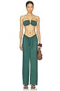 view 4 of 4 HAUT DE MAILLOT DE BAIN APRIL in Green