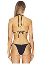 view 3 of 4 Nell Tri Bikini Top in Black