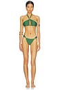 view 4 of 4 Leone Larissa Bikini Top in Green