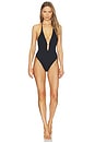 view 1 of 3 X Rosie Huntington-Whiteley Tammy Sutton One Piece Brazilian in Black