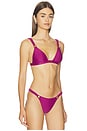 view 2 of 5 HAUT DE MAILLOT DE BAIN MEERA in Purple