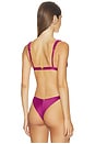 view 3 of 5 HAUT DE MAILLOT DE BAIN MEERA in Purple