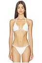 view 1 of 5 HAUT DE MAILLOT DE BAIN TRI in White
