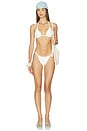 view 4 of 5 HAUT DE MAILLOT DE BAIN TRI in White