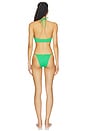 view 3 of 4 MAILLOT DE BAIN UNE PIÈCE FORME BRÉSILIEN MIA in Green