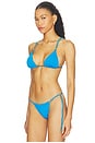 view 2 of 4 HAUT DE MAILLOT DE BAIN TRIANGLE PIXIE  in Blue