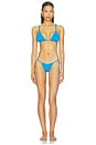 view 4 of 4 BAS DE MAILLOT DE BAIN TANGA in Blue