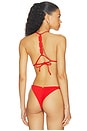 view 1 of 4 HAUT DE MAILLOT DE BAIN FORME TRIANGLE T AU DOS ALIX in Spicy Red
