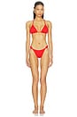 view 4 of 4 BAS DE MAILLOT DE BAIN CLASSIQUE ALIX in Spicy Red