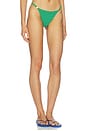 view 2 of 5 BAS DE MAILLOT DE BAIN TAILLE BASSE LUCIE in Green