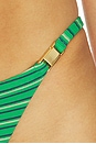 view 5 of 5 BAS DE MAILLOT DE BAIN TAILLE BASSE LUCIE in Green