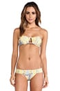 view 1 of 5 Ruda Triangle Bandeau Top in Yellow in Ruda Yellow