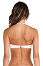 view 4 of 5 Solid White Pyramid Bandeau in Solid White