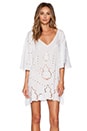 view 1 of 4 Embroidery V Caftan in White