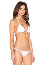 view 2 of 4 HAUT DE MAILLOT DE BAIN PAULA in Solid White